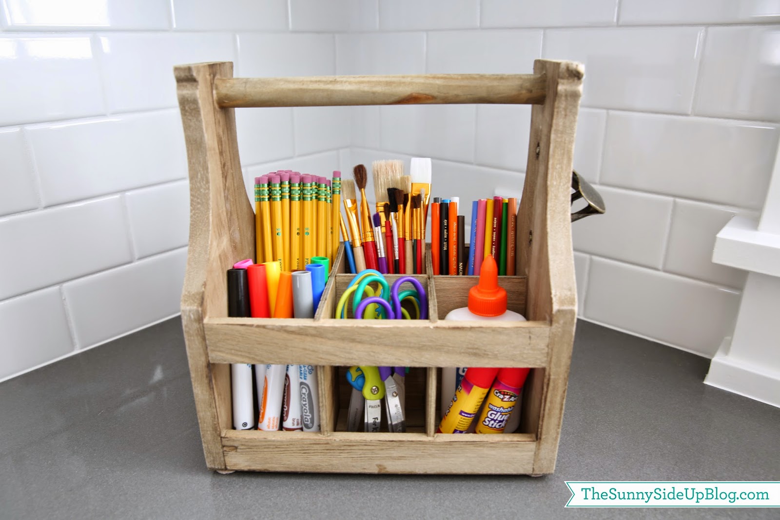 Organized art supplies (a new solution!) - The Sunny Side Up Blog