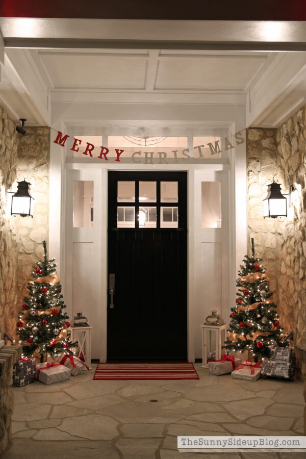 Christmas front porch! - The Sunny Side Up Blog