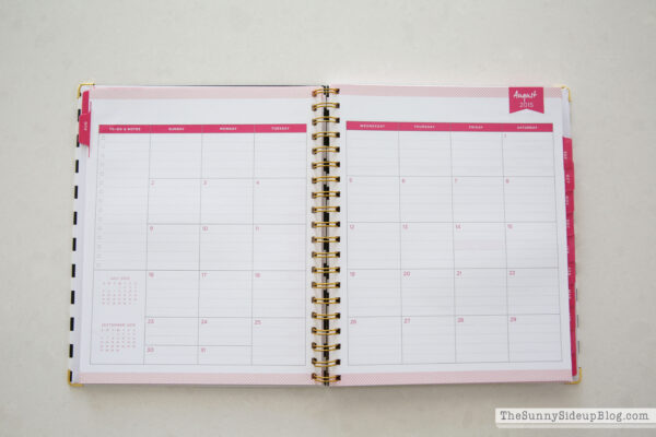 My new planner! (yes that needs an exclamation) - The Sunny Side Up Blog