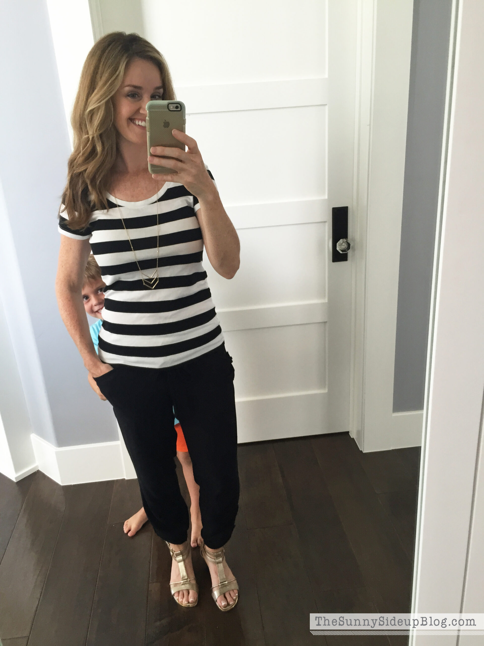 Fashion Friday - stripes and green! - The Sunny Side Up Blog
