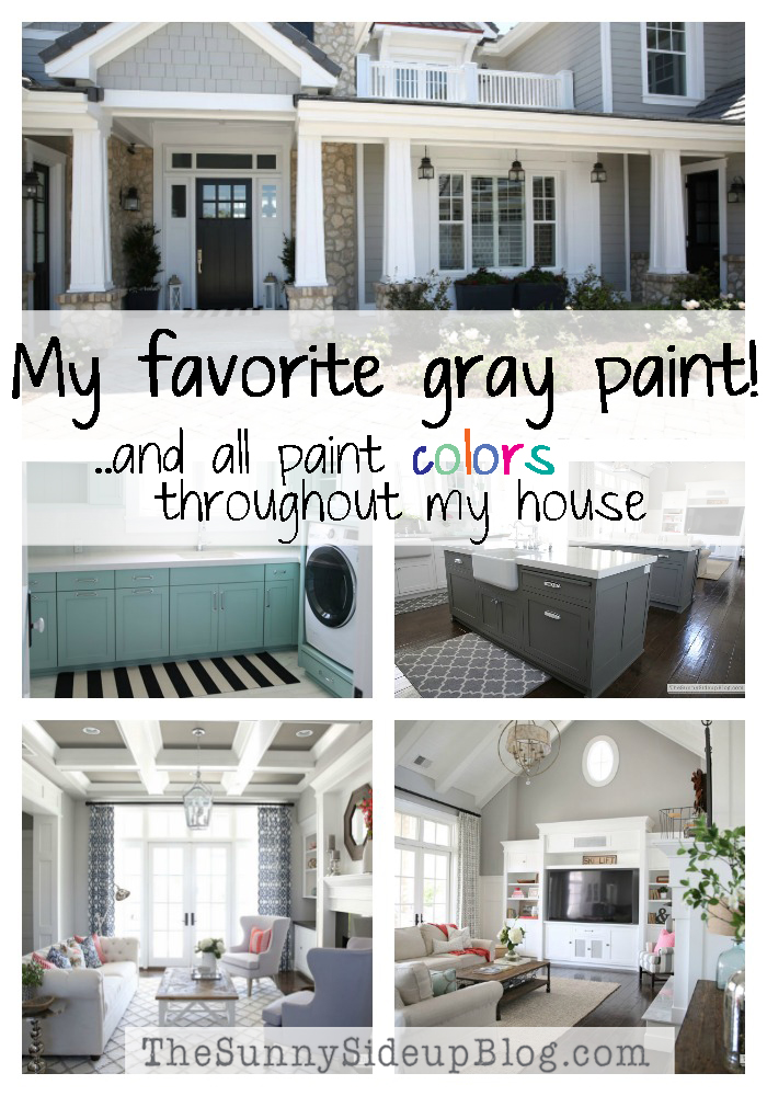 My Favorite Gray Paint And All Paint Colors Throughout My