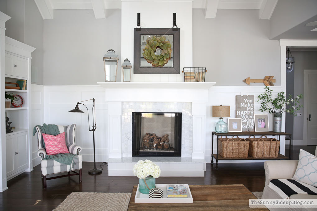 Summer Home Showcase (spruced up family room!) - The Sunny Side Up Blog