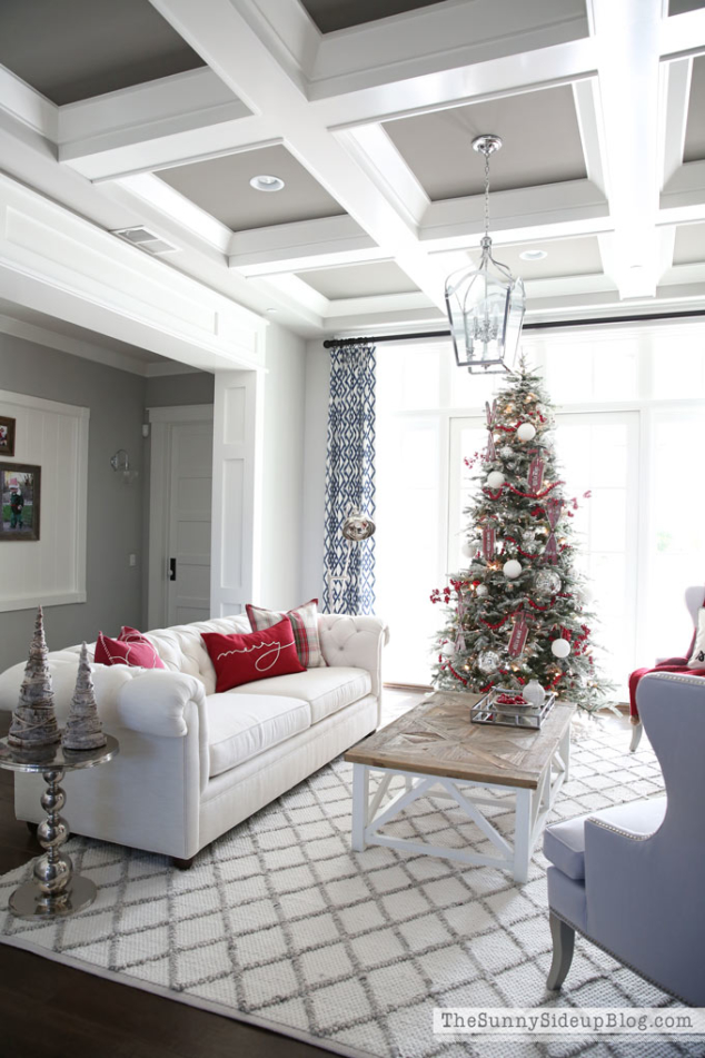 Christmas Formal Living Room (Decked and Styled Home Tour) - The Sunny ...