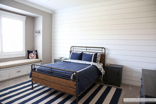 Nautical Industrial Boy's Bedroom (progress!) - The Sunny Side Up Blog