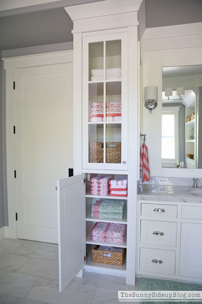 At Home With Vicki, Master Bathroom Organizing Ideas