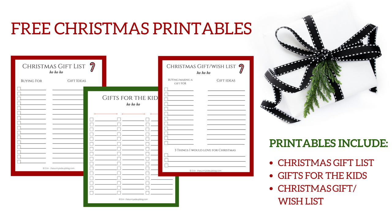 Free Christmas Printables For Organized Gift Giving The Sunny Side Up Blog