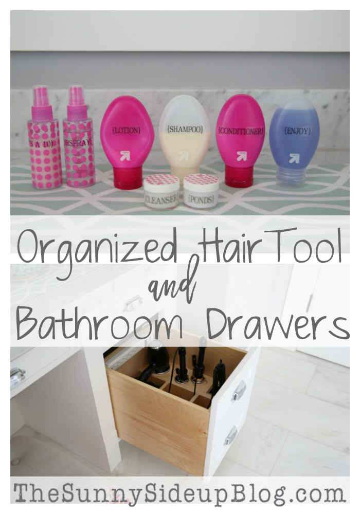 organized hair tools