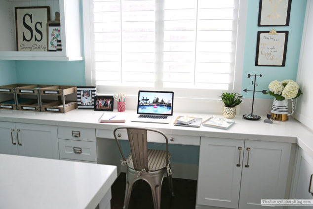 How to Set Up a Productive Home Office - The Sunny Side Up Blog