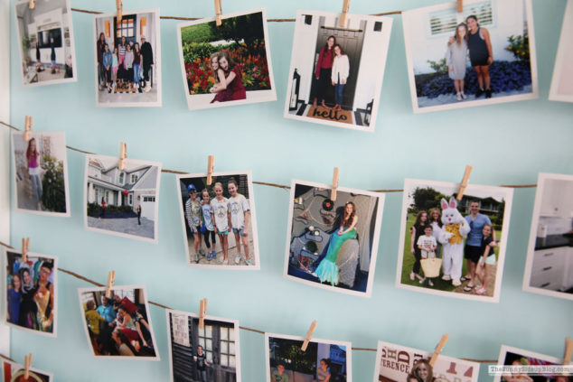 Kid's Bedroom Photo Display - The Sunny Side Up Blog