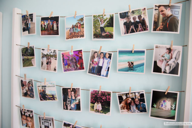 Kid's Bedroom Photo Display - The Sunny Side Up Blog