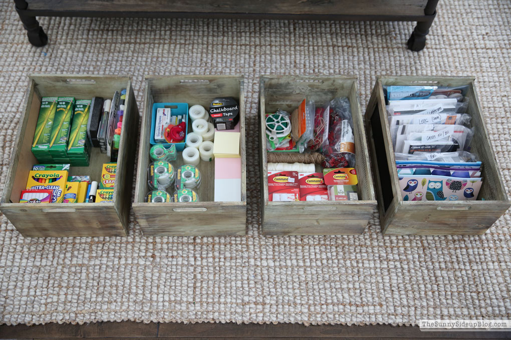 Organized Office Supplies (Sunny Side Up)