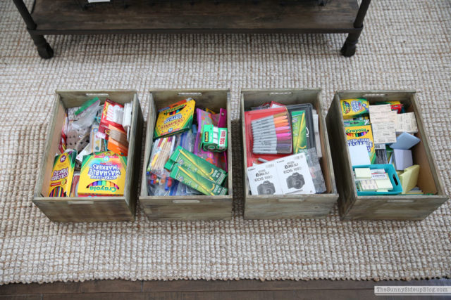 Organized School Supplies and Recent Favorites! - The Sunny Side Up Blog