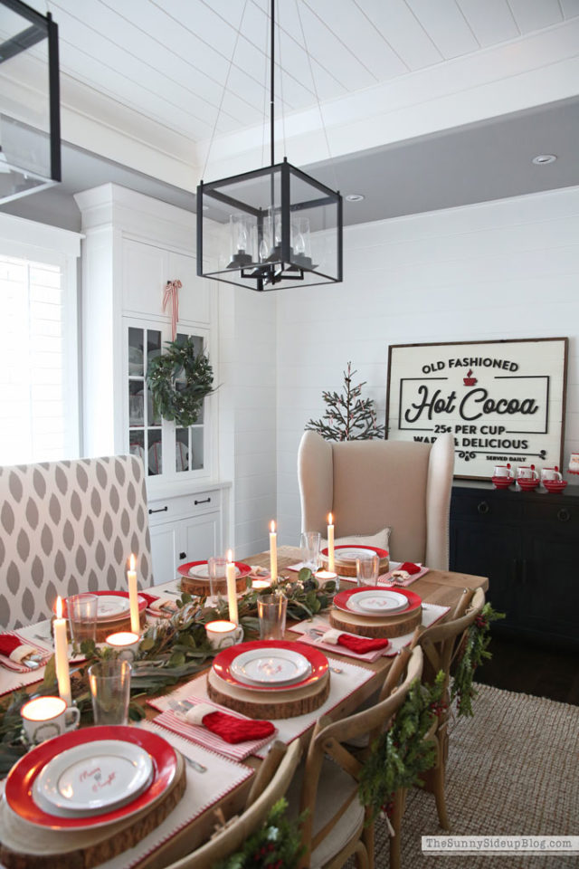 Christmas Dining Room (all grown up!) - The Sunny Side Up Blog