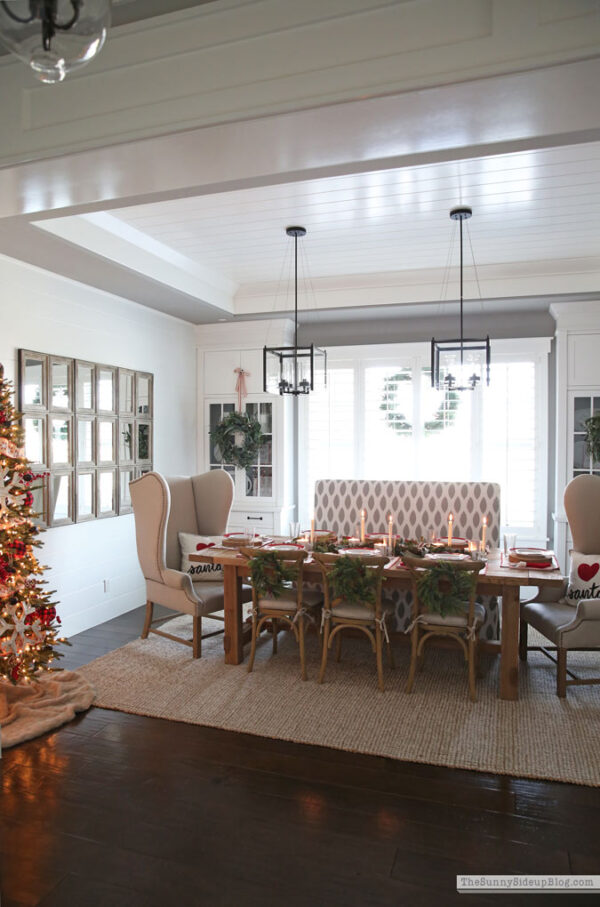 Christmas Dining Room (all grown up!) - The Sunny Side Up Blog