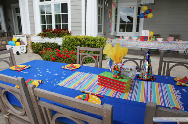 Colorful Birthday Party (Kole turns 9!) - The Sunny Side Up Blog