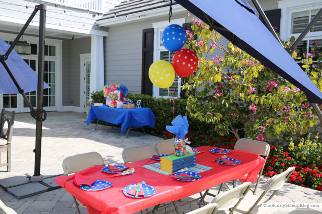 Colorful Birthday Party (Kole turns 9!) - The Sunny Side Up Blog