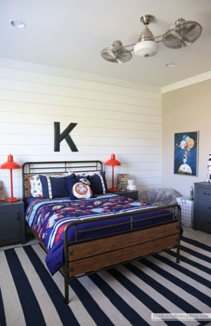 Boy's Space Themed Bedroom - The Sunny Side Up Blog