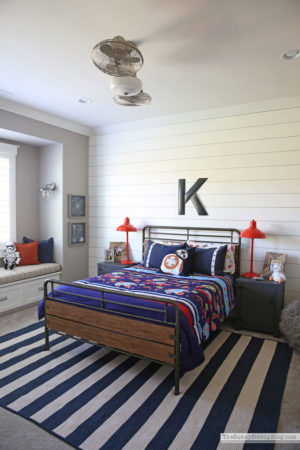 Boy's Space Themed Bedroom - The Sunny Side Up Blog