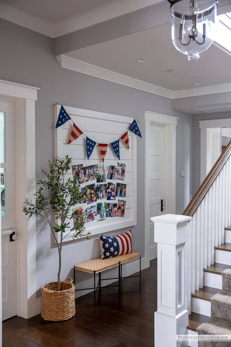 4th of July Picture Gallery Wall (Sunny Side Up)