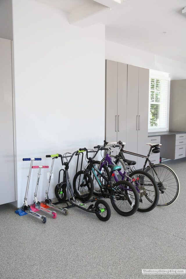 garage bike organization