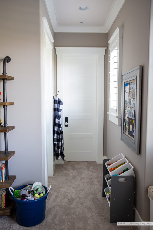 Boy's Organized Bedroom - The Sunny Side Up Blog