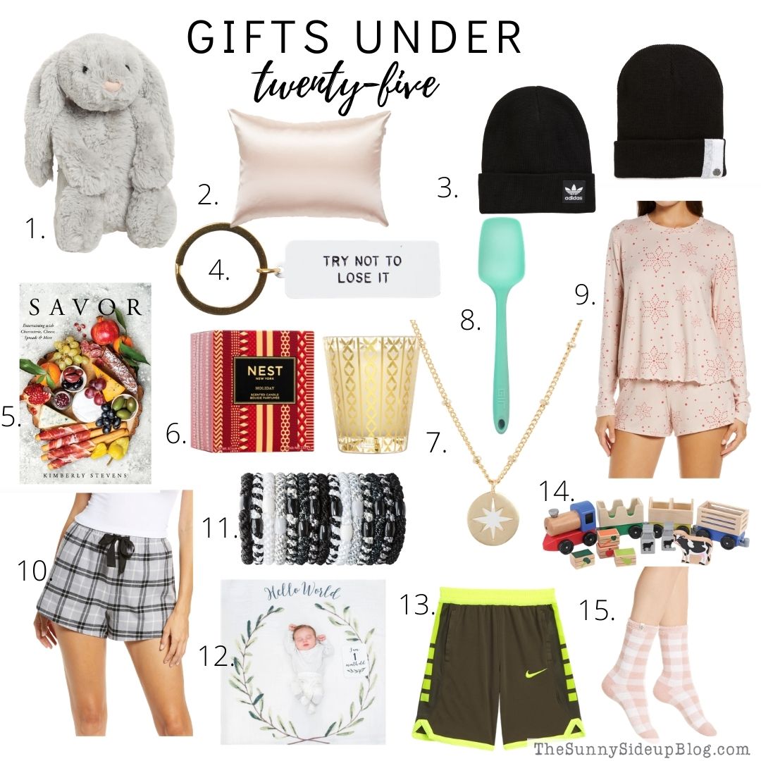 Holiday gifts under $25 (thesunnysideup)
