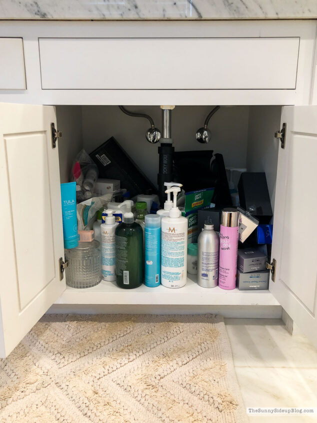 Bathroom Organization - The Sunny Side Up Blog