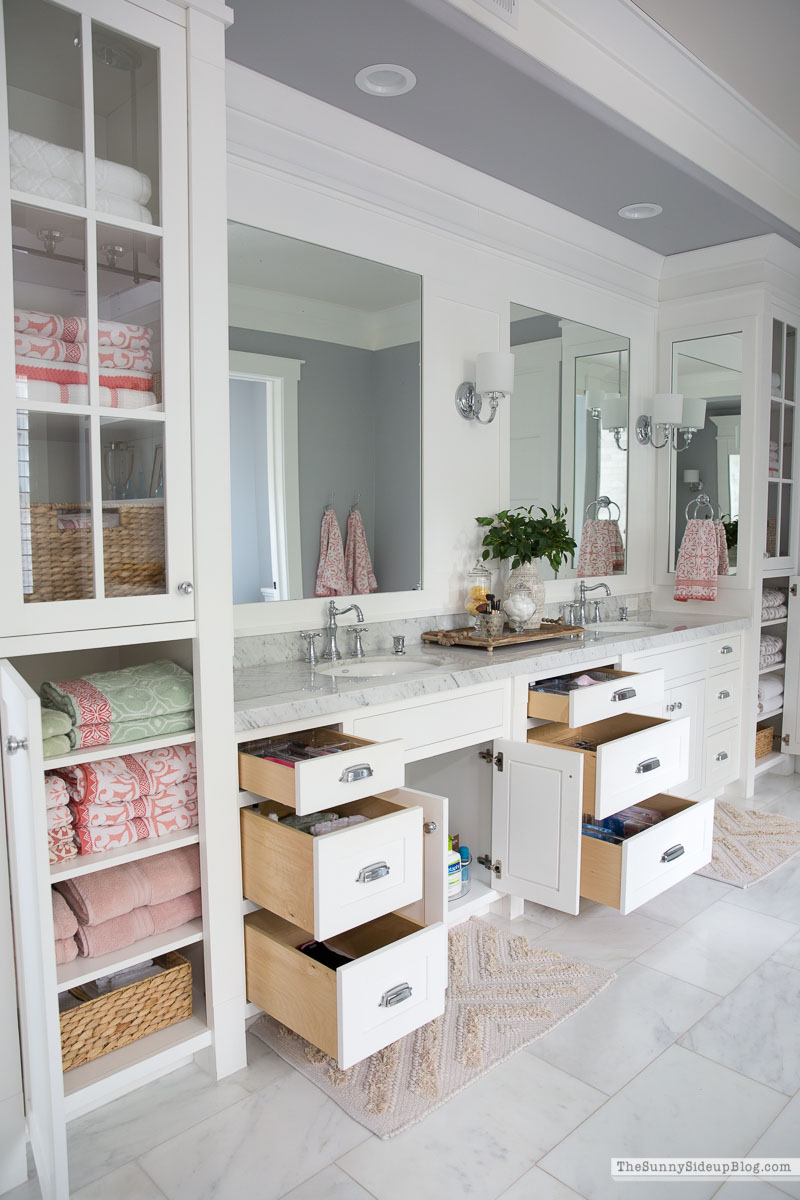 How to Organize Bathroom Cabinets  20 Minute Organizing - Southern State  of Mind Blog by Heather