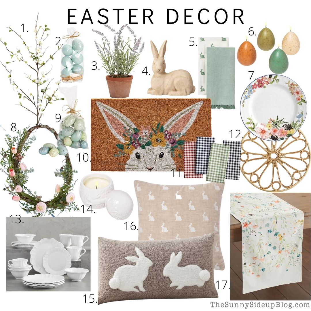 Easter decor and Spring tops! (Sunny Side Up)