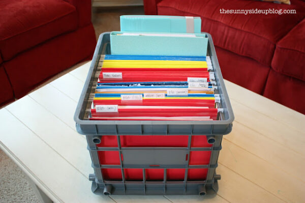 Paper and Office Organization - The Sunny Side Up Blog