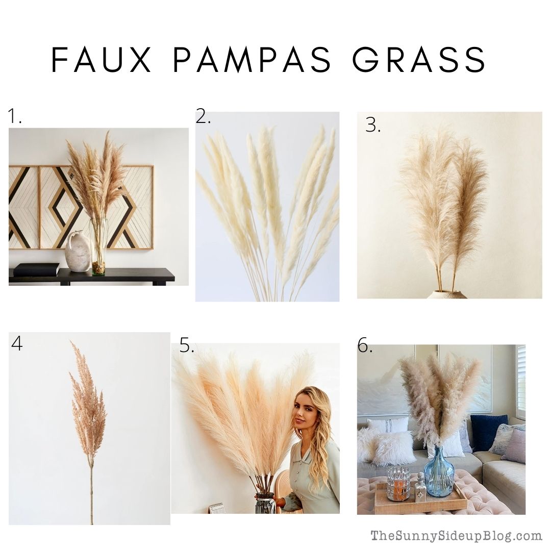 Faux pampas grass (thesunnysideupblog.com)
