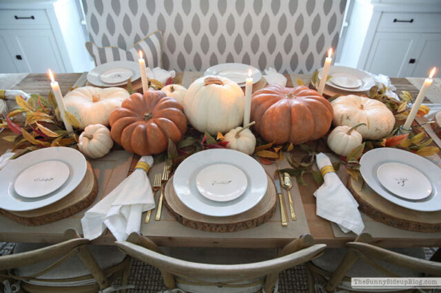 Thanksgiving table ideas - The Sunny Side Up Blog
