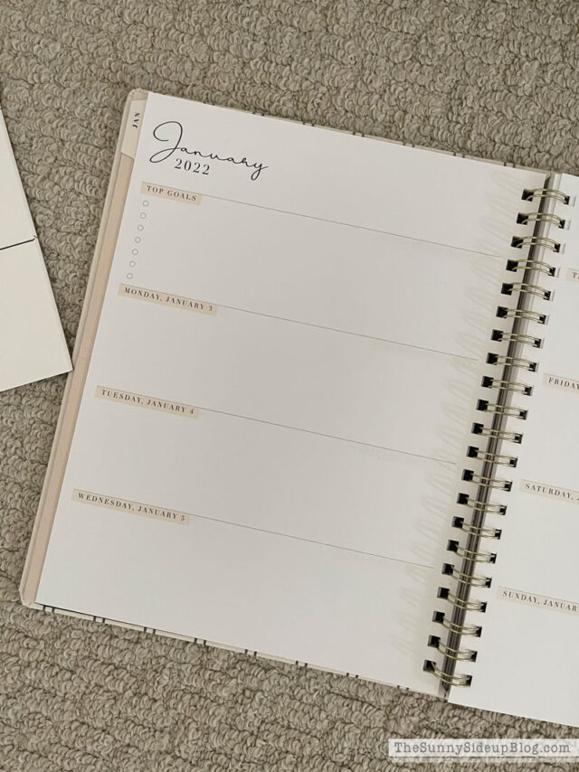 Get Organized Challenge New Year Essentials - The Sunny Side Up Blog