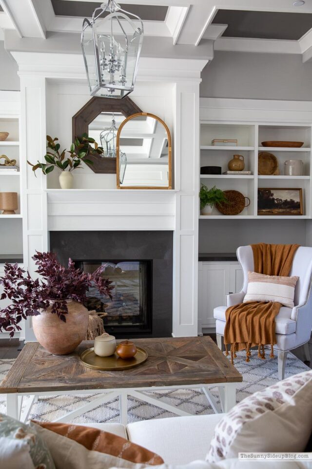 Fall Living Room - The Sunny Side Up Blog