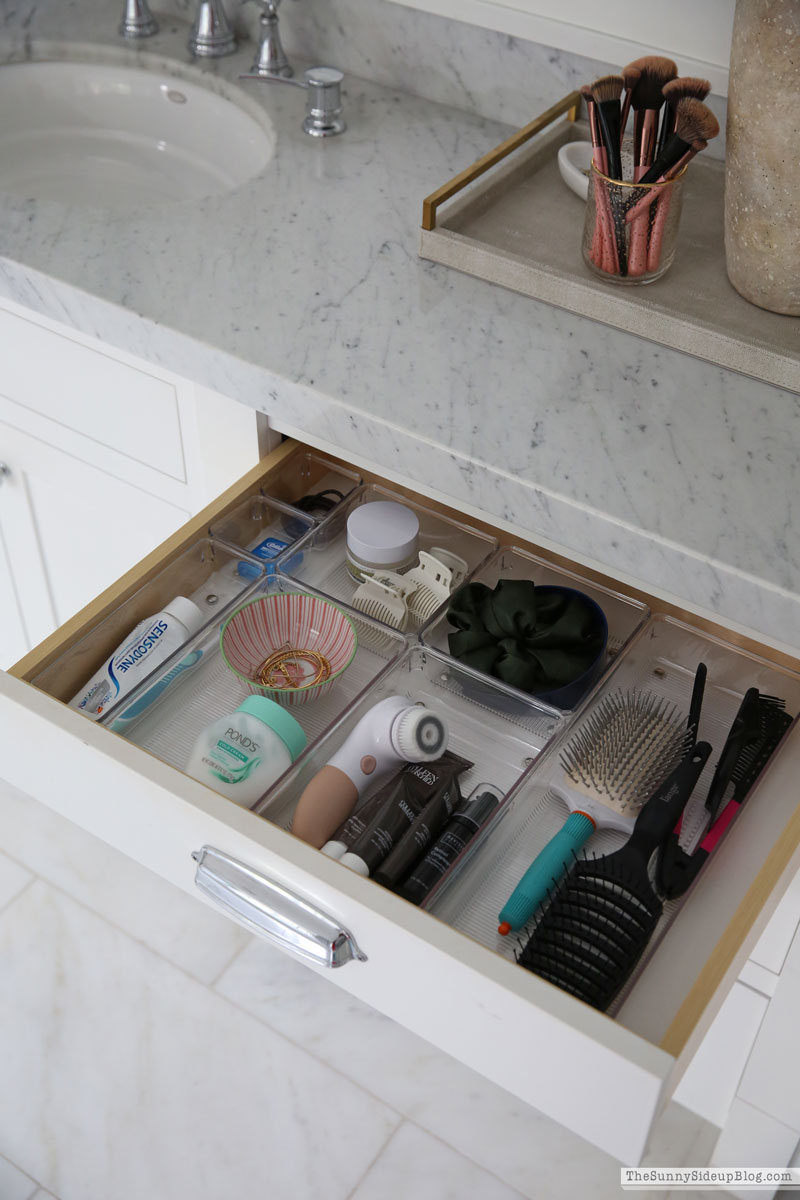 Organized Bathroom Drawers - The Sunny Side Up Blog  Bathroom drawer  organization, Bathroom drawers, Clever bathroom storage