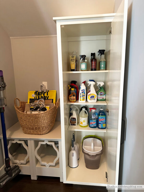 Organized Cleaning Closet - The Sunny Side Up Blog