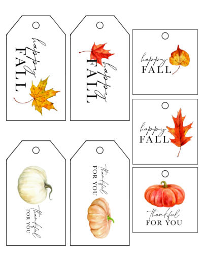 Fall Gift Tags - The Sunny Side Up Blog