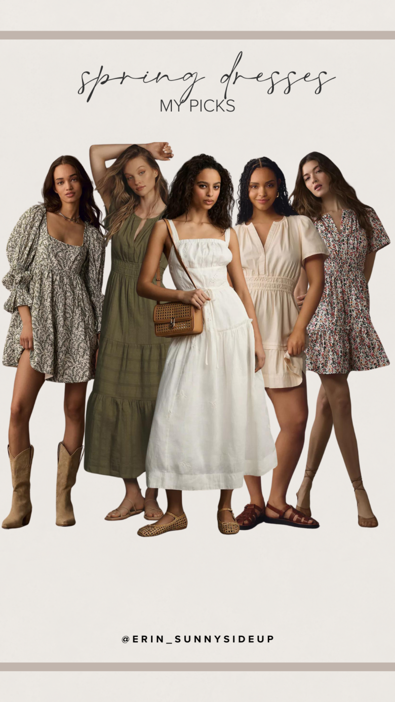 Spring Dresses from Anthropologie (Sunny Side Up)