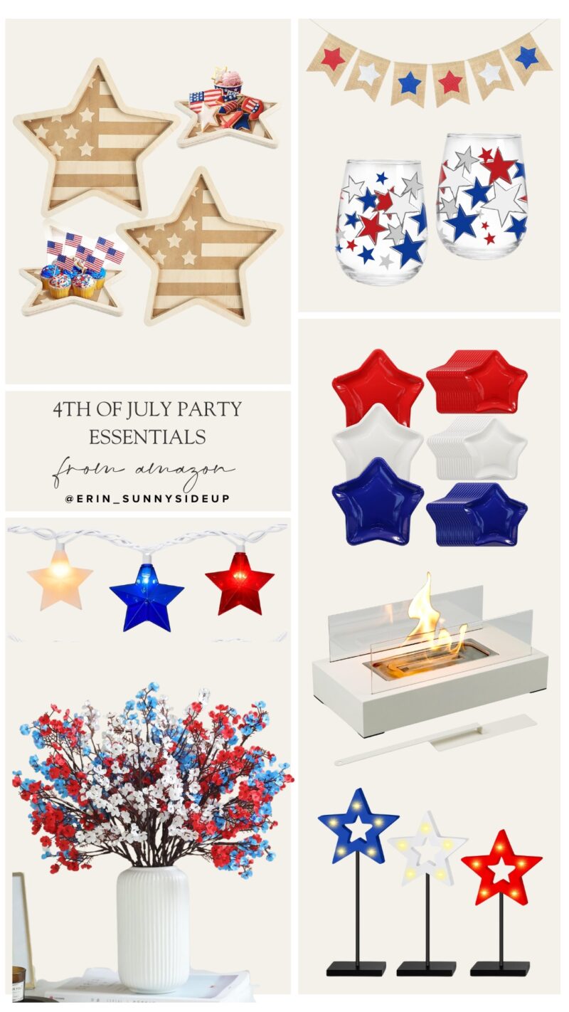 4th of July Party Essentials From Amazon (Sunny Side Up Blog)