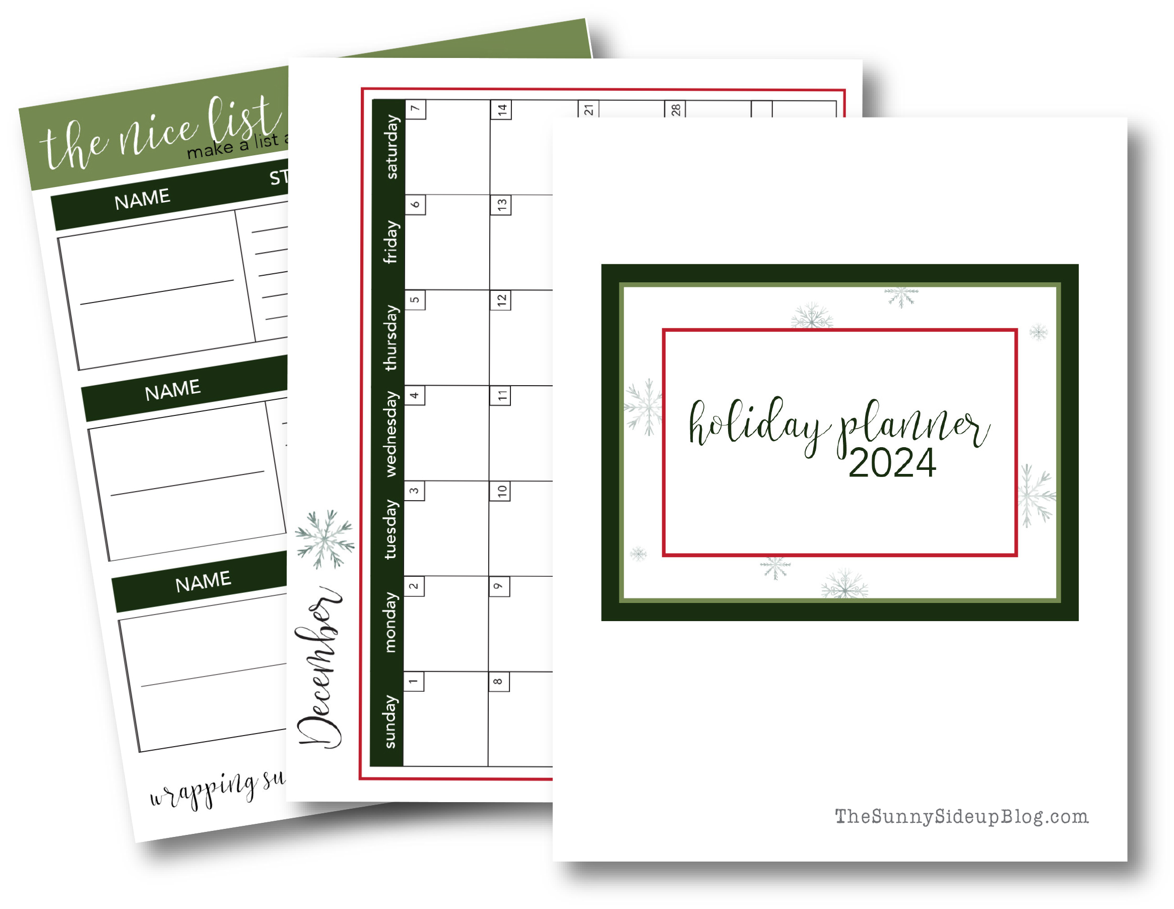 Holiday Planner (Sunny Side Up)