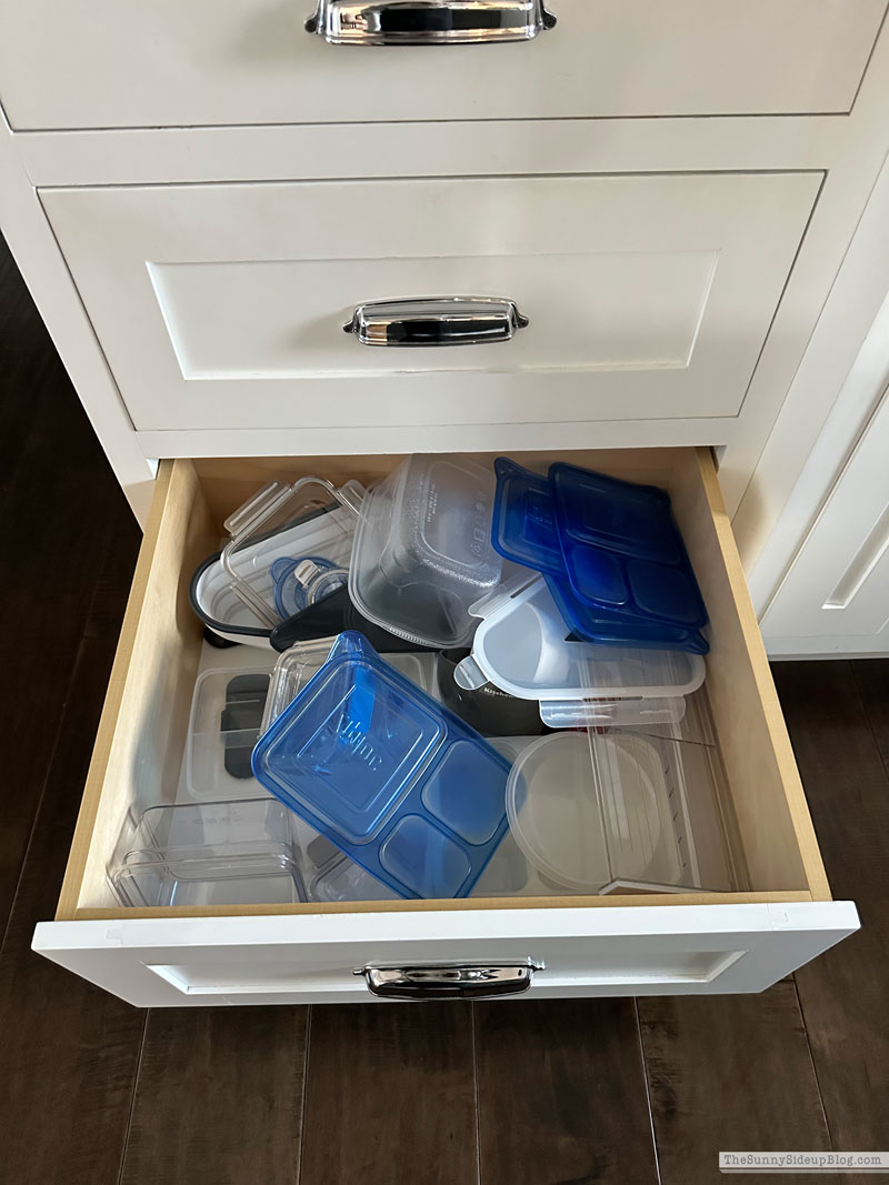 Organized Container Drawer (Sunny Side Up)