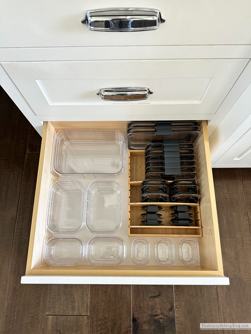 Organized Container Drawer (Sunny Side Up)