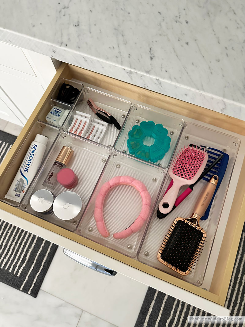 Organized Bathroom Drawers (Sunny Side Up)